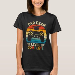 T-shirt Niveau de l'examen à la barre Complet drôle Avocat