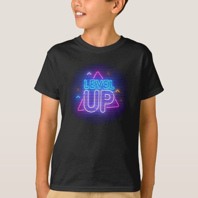 T-shirt Niveau de néon supérieur  (Devant)