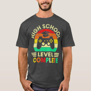 T-shirt Niveau d'études secondaires Jeux vidéo complets