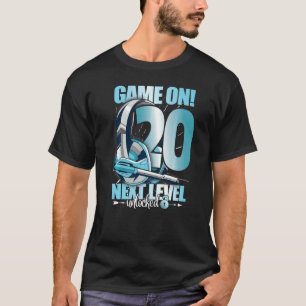 T-shirt Niveau Déverrouillé 20e anniversaire 20 ans Garçon