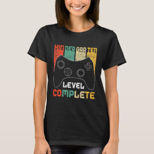 T-shirt Niveau d'obtention du diplôme de la maternelle pou