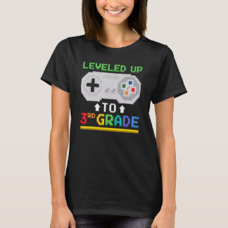 T-shirt Niveau Jusqu'À 3E Classe Gamer Video Game Control