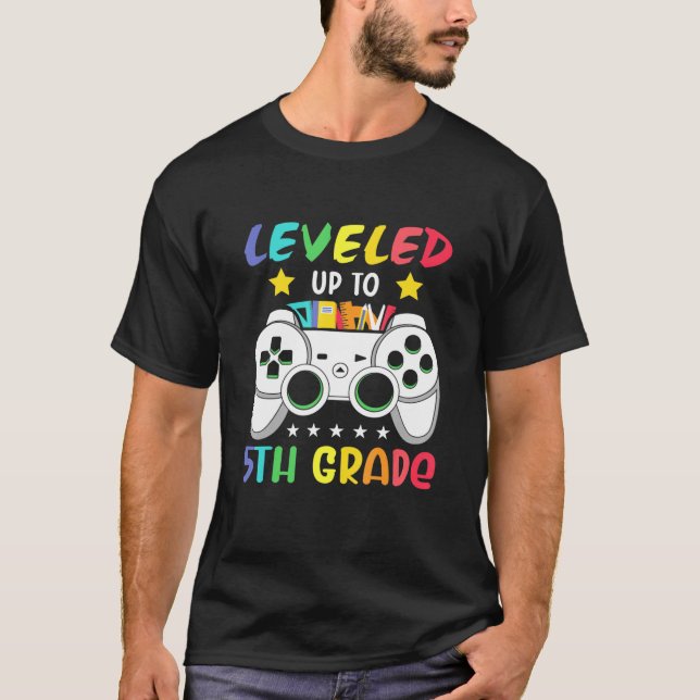 T-shirt Niveau Jusqu'à la 5e année (Devant)