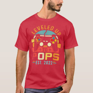 T-shirt Niveau Jusqu'À Pops Est 2022 Vintage Retro Video J