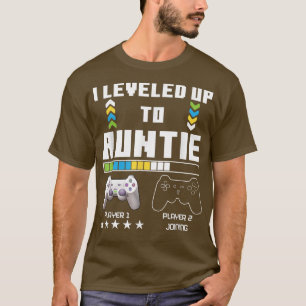 T-shirt Niveau Jusqu'À Tante Vidéo Joueur Grossesse A
