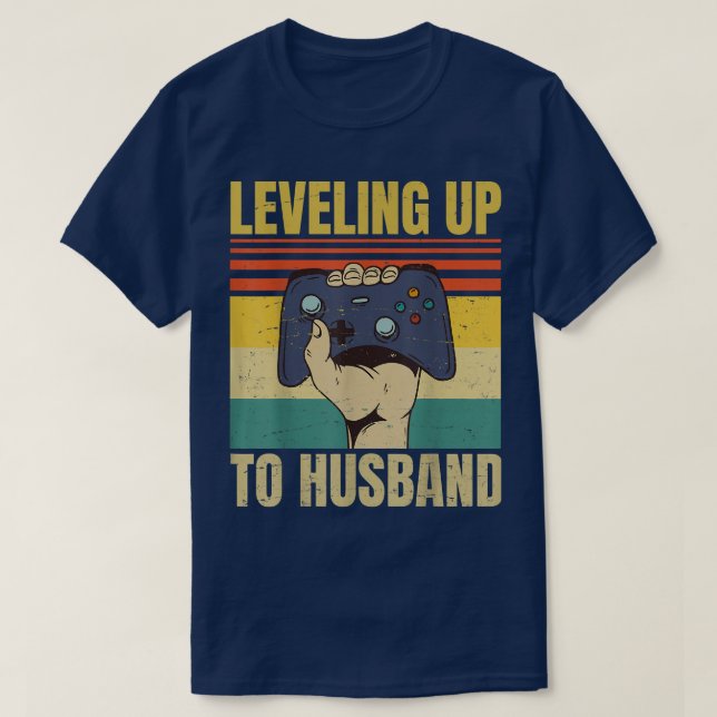 T-shirt Niveau Jusqu'Au Mariage Gamer De Gamer Maris (Design devant)