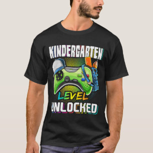 T-shirt Niveau Maternelle Débloqué Jeu Vidéo Ck À L'école