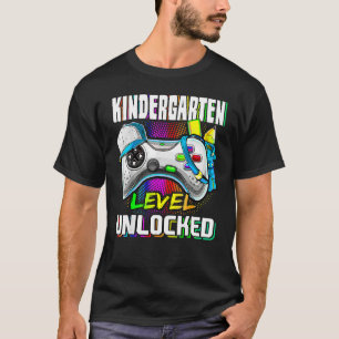 T-shirt Niveau Maternelle Débloqué  Joueur De La Rentrée S
