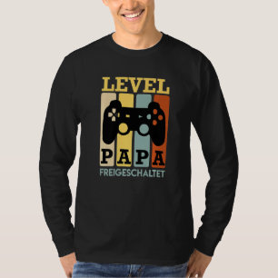T-shirt Niveau Papa déverrouillé père