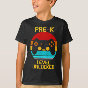 T-shirt niveau pré-k déverrouillé