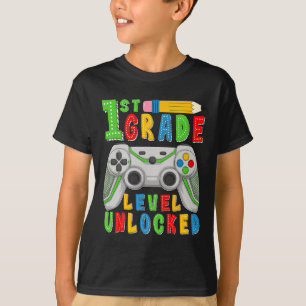 T-shirt Niveau première année débloqué Ck rentrée scolaire