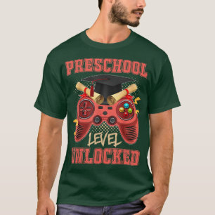 T-shirt Niveau préscolaire du jeu vidéo déverrouillé Cool