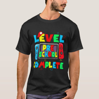 T-shirt Niveau Préscolaire Vidéo du dernier jour d'école