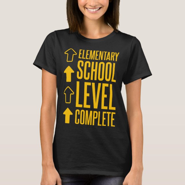 T-shirt Niveau primaire achevé (Devant)