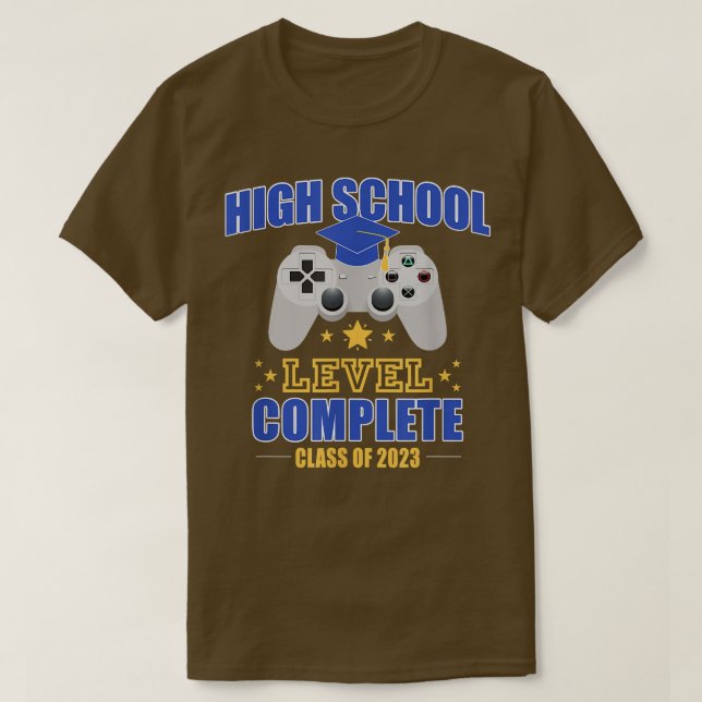 T-shirt Niveau Secondaire Classe Complète De 2023 Graduati (Design devant)