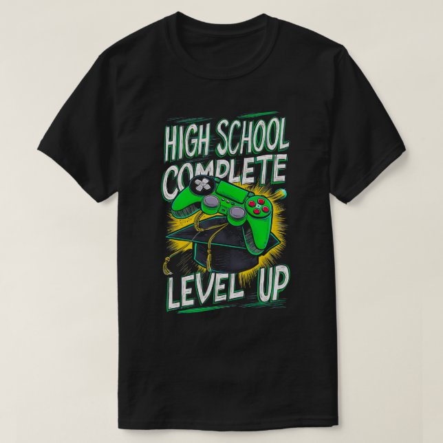 T-shirt Niveau Secondaire Classe Complète De 2024 Graduati (Design devant)