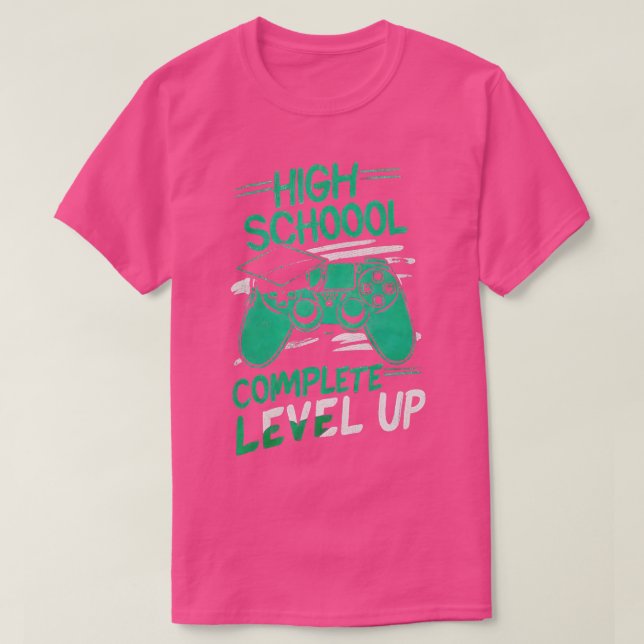 T-shirt Niveau Secondaire Classe Complète De 2024 Graduati (Design devant)
