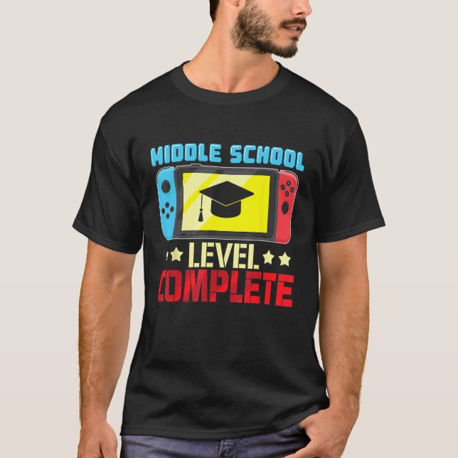 T-shirt Niveau Secondaire Classe De Diplôme Complète De 2 (Devant)