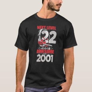 T-shirt Niveau suivant Déverrouillé Garçon 22 ans Casque G
