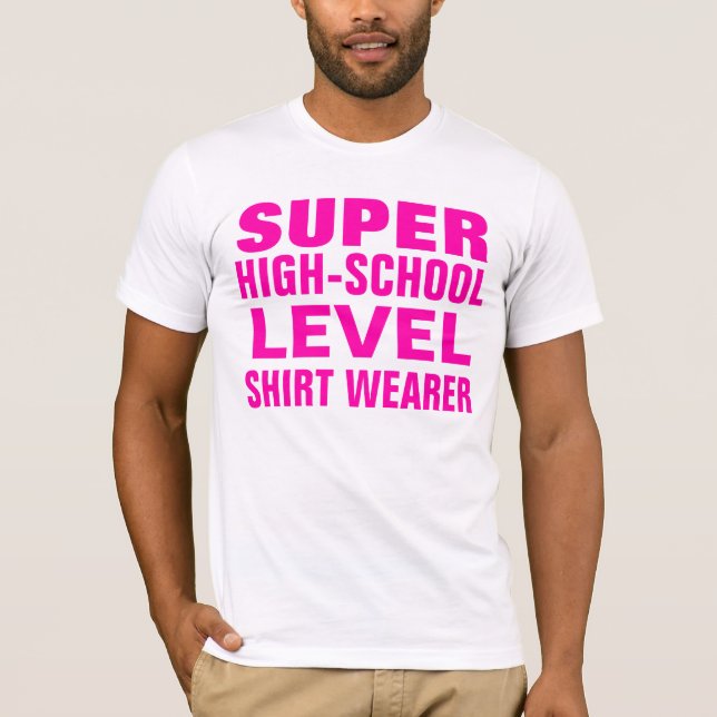T-shirt niveau superbe de lycée (Devant)