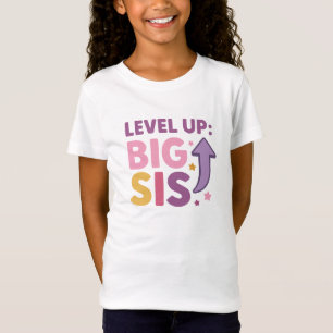 T-Shirt Niveau supérieur : Big Sis Fun et Colorée Big Sist
