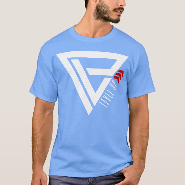 T-shirt NIVEAU SUPÉRIEUR blanc rétro (Devant)