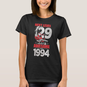 T-shirt Niveau Supérieur Débloqué Garçon de 29 Ans 1994 Ca