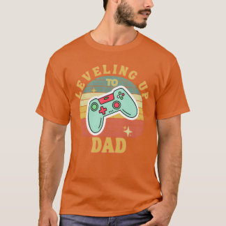 T-shirt Niveau supérieur Papa Drôle de jeu Papa gamer rétr