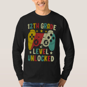 T-shirt Niveau Terminale Débloqué Jeu Vidéo Rétro Retour à