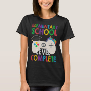 T-shirt Niveau Terminé Dernier Jour De L'École Primaire Gr