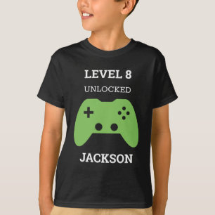 T-shirt Niveau Up Gamer Video Game Controller Anniversaire