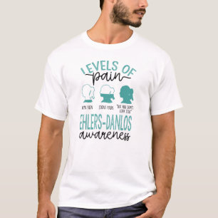 T-shirt Niveaux de douleur Ehlers-Danlos Sensibilisation