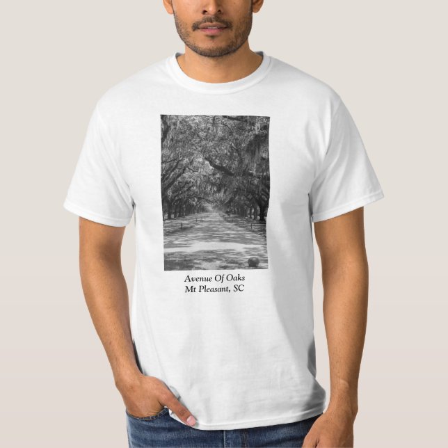 T-shirt Niveaux De Gris De L'Avenue Des Chênes (Devant)