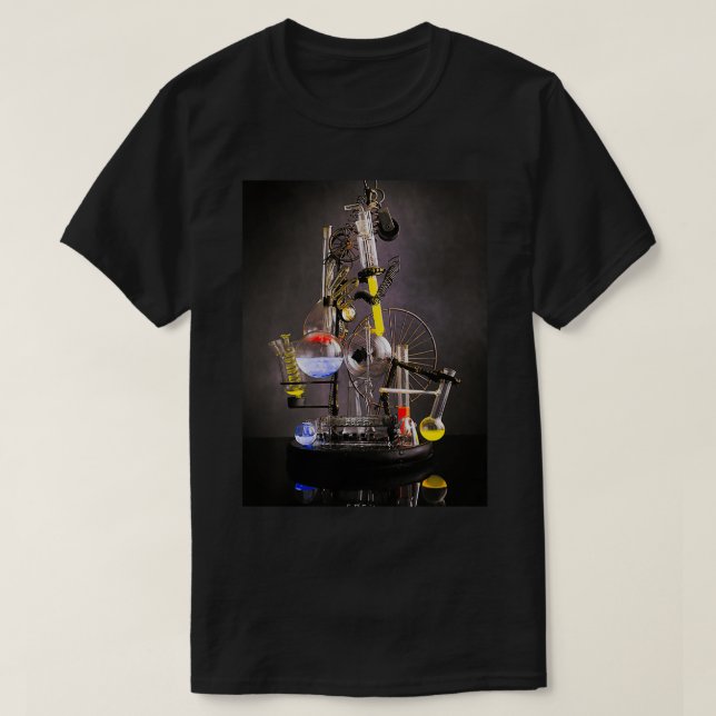 T-shirt Nixie valve année civile 2022 avec ampou lumineux (Design devant)