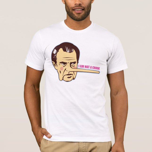 T-shirt Nixon, je ne suis pas un escroc (Devant)