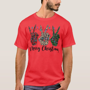 T-shirt NJB Joyeux Noël Léopard Squelette de Noël P