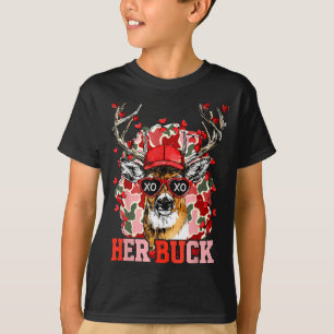 T-shirt Nk Her Buck Camo Camouflage Chasse au Cerf Corresp