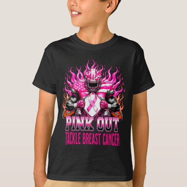 T-shirt Nk Out Tackle Football Breast Cancer Awareness Men (Devant)
