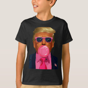 T-shirt Nk Sungles Trump Bubble Gum 2024 Vote Président Fu