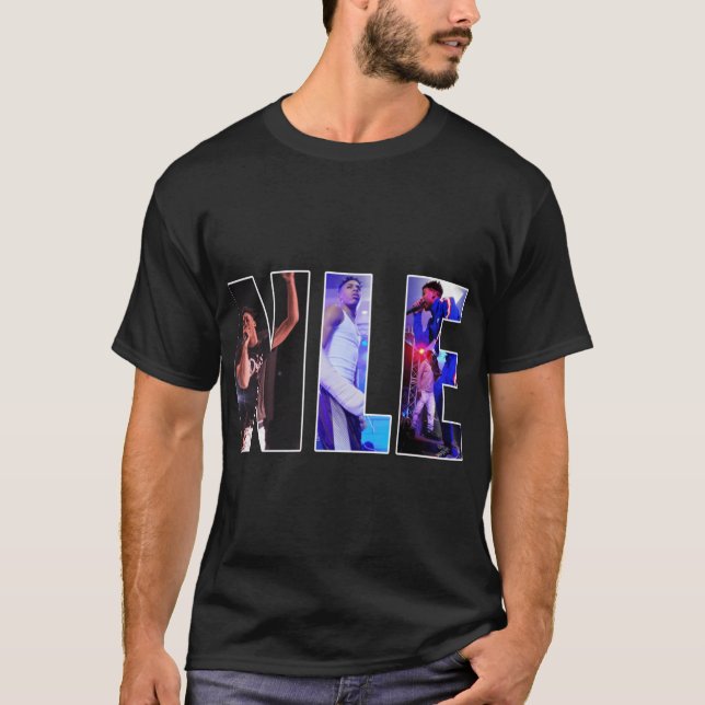 T-shirt NLE Choppa drôle (Devant)