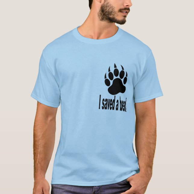 T-shirt NLWS_I a sauvé un ours (Devant)