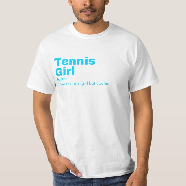 T-shirt nnis Girl - Tennis (Devant)