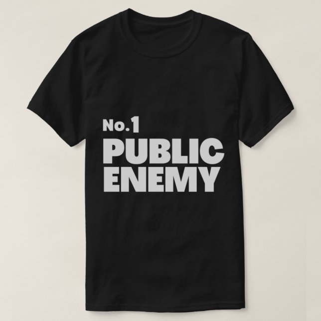 T-shirt no 1 ennemi public (Design devant)