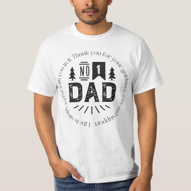T-shirt No #1 Papa (Devant)