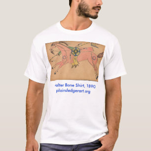 T-shirt No. 4, chemise de guerrier d'os de Walter