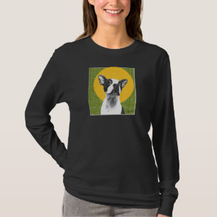 T-shirt No. 619 Hugo Avec Halo Boston Terrier Halo Green