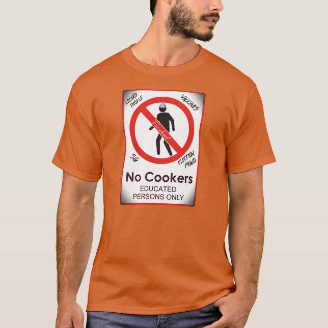 T-shirt No Cookers boy friends vintage (Devant)