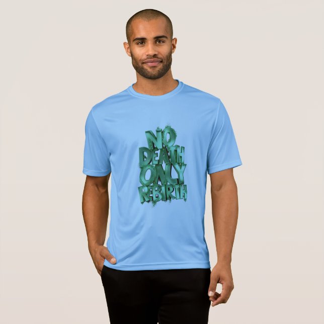 T-shirt No Death Only Rebirth SPORT-TEK COMPETITOR T SHIRT (Devant entier)