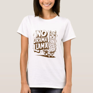 T-shirt No Drama Llama