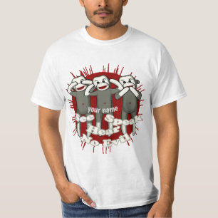 T-shirt No Evil Sock Monkeys